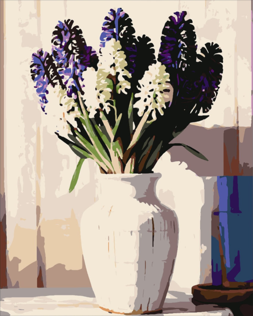 Tavaszi jácint illat - számfestő készlet