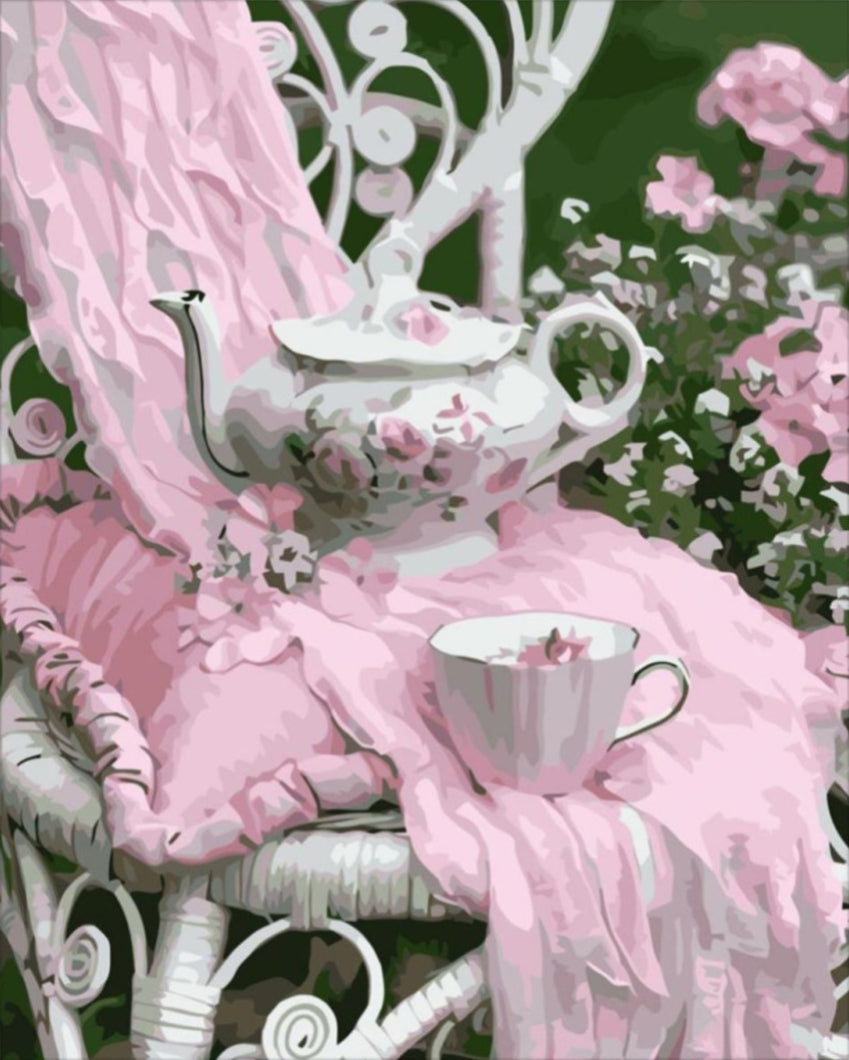 Teasütemény - számfestő készlet