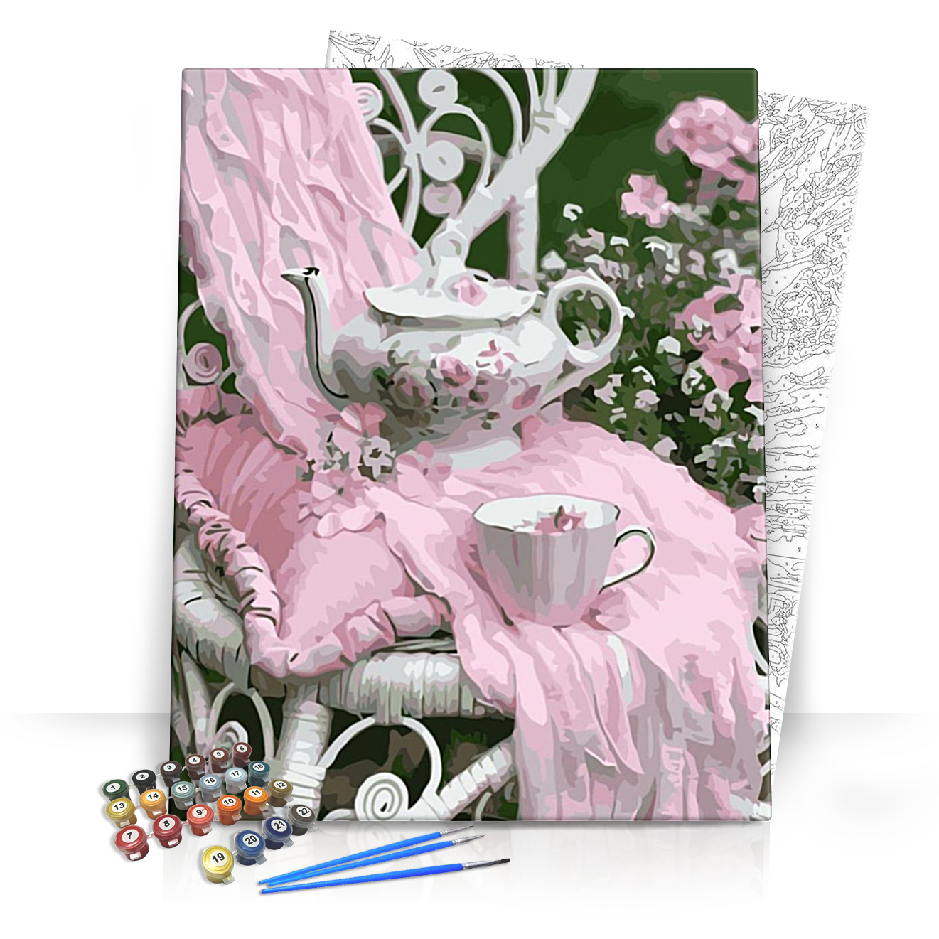 Teasütemény - számfestő készlet