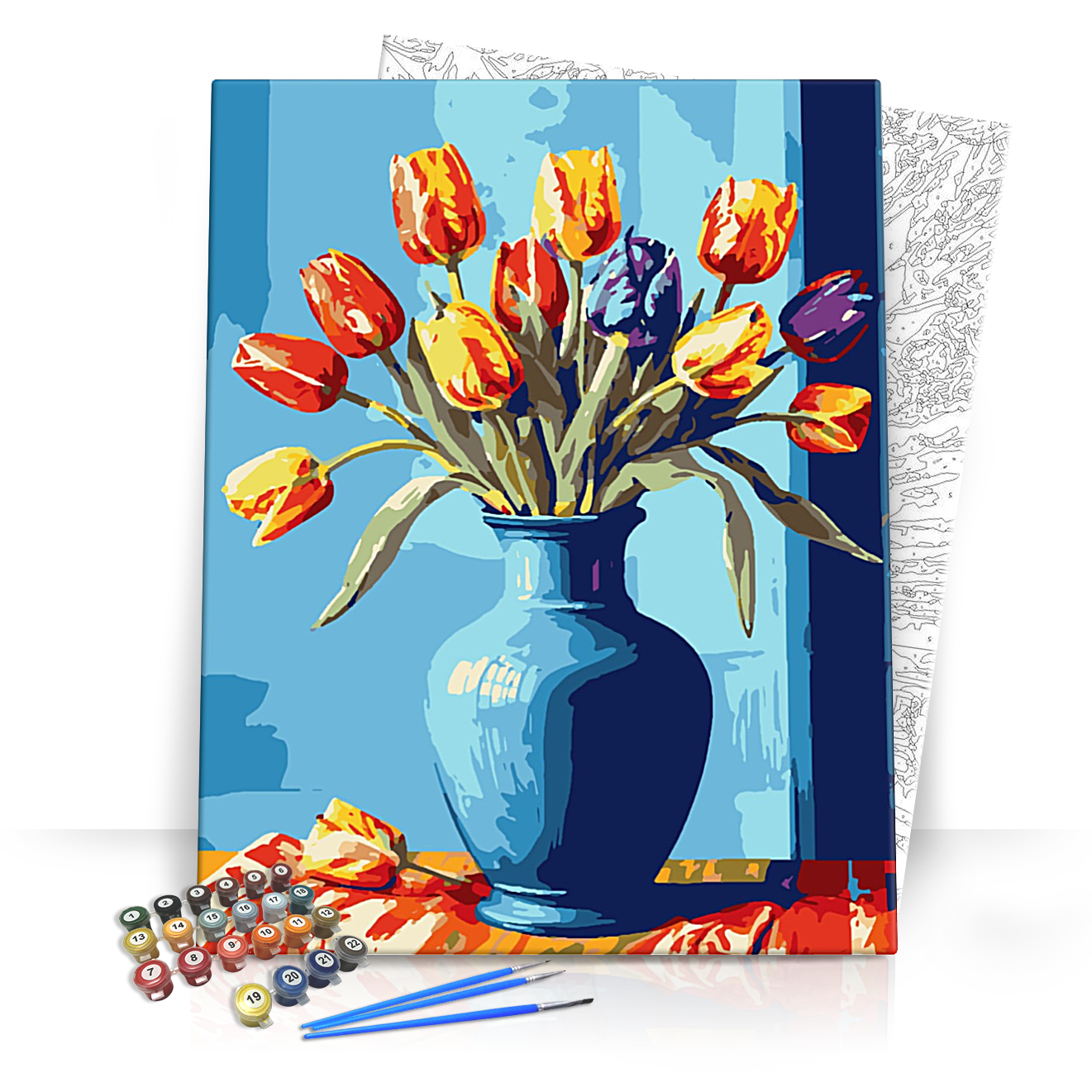 Tengeri szellő tulipánja - számfestő készlet