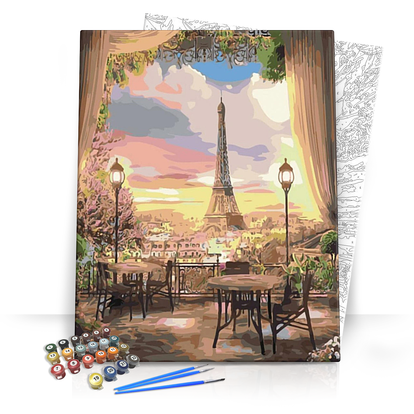 Tökéletes kilátás - számfestő készlet