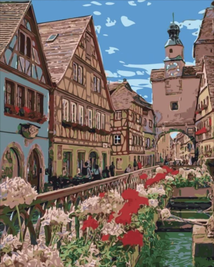 Tündérek földeje - számfestő készlet