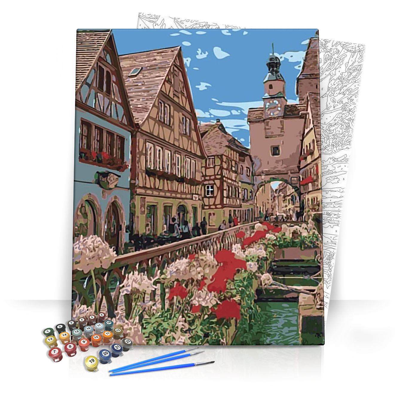 Tündérek földeje - számfestő készlet