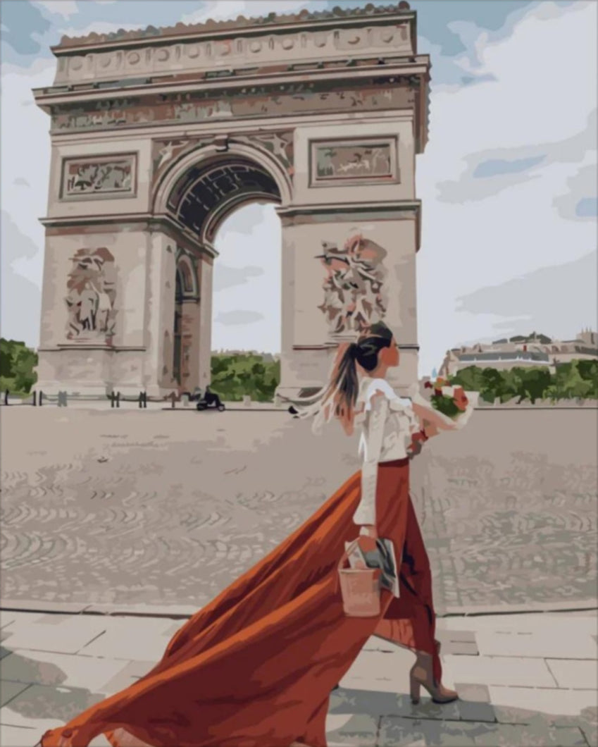 Úton - számfestő készlet