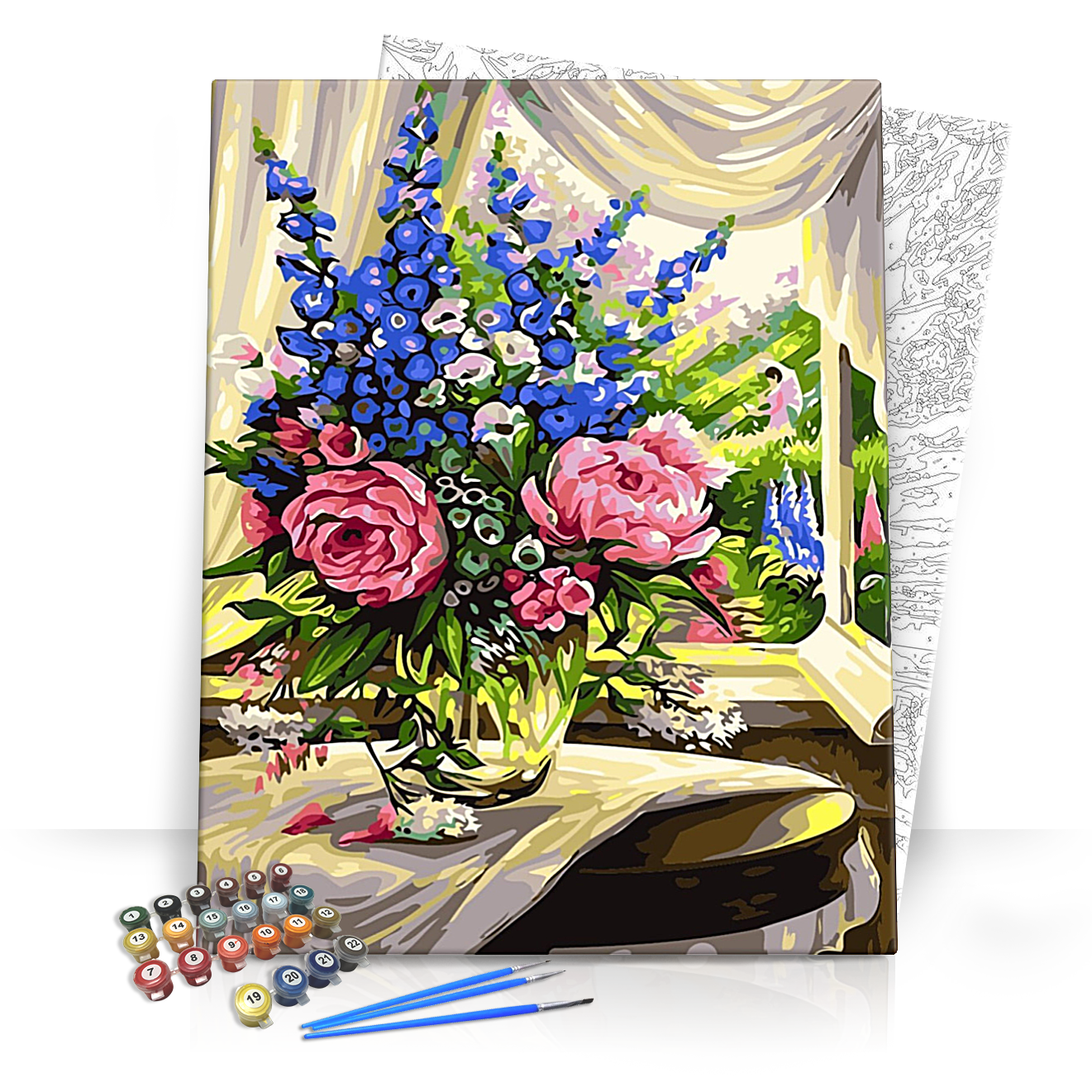 Vágott Virág - számfestő készlet