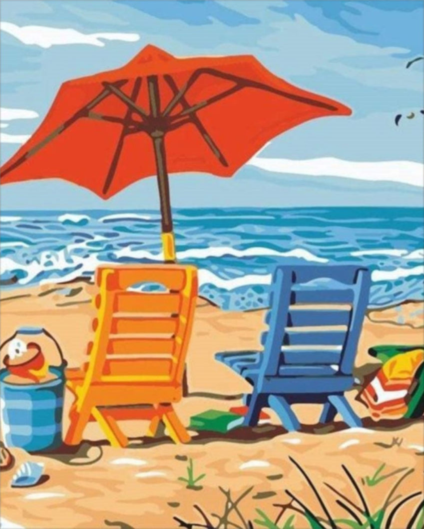 Vakáció - számfestő készlet