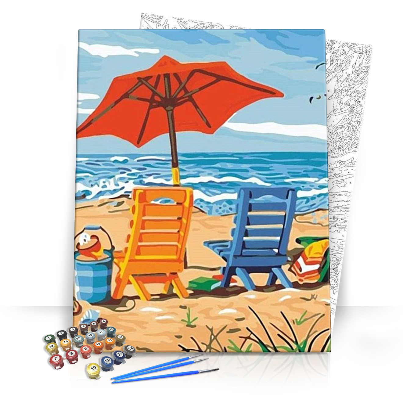 Vakáció - számfestő készlet