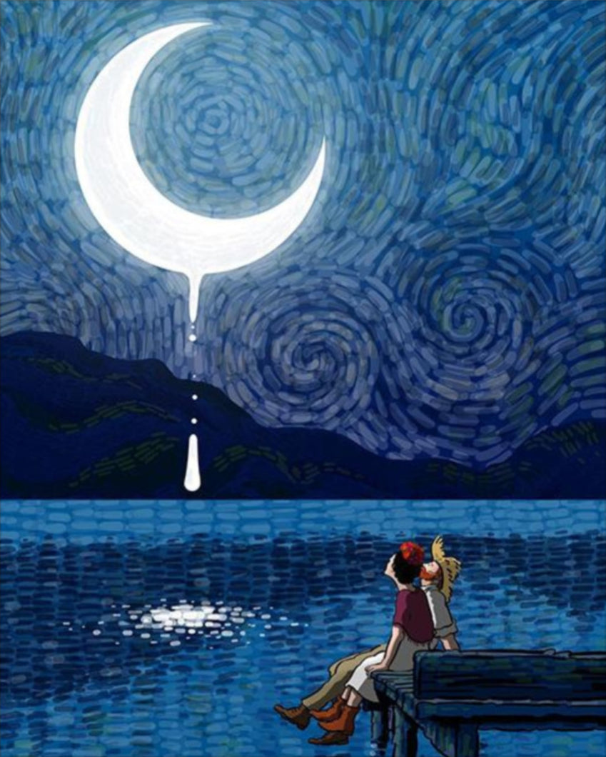 Van Gogh estje - számfestő készlet