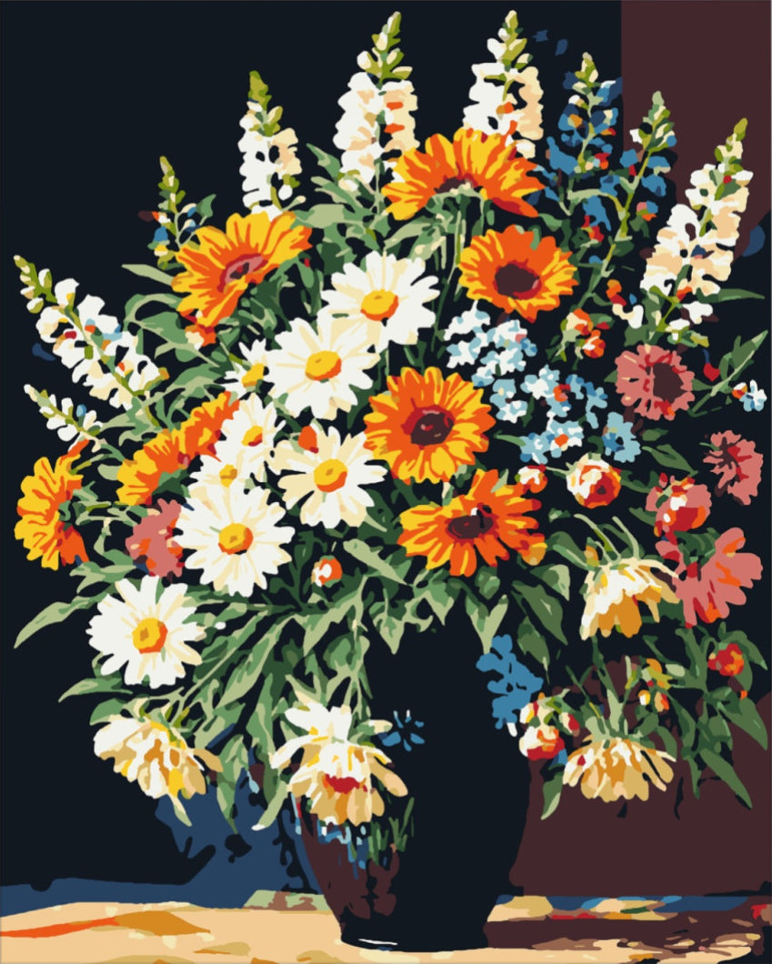 Virágzó nyár - számfestő készlet