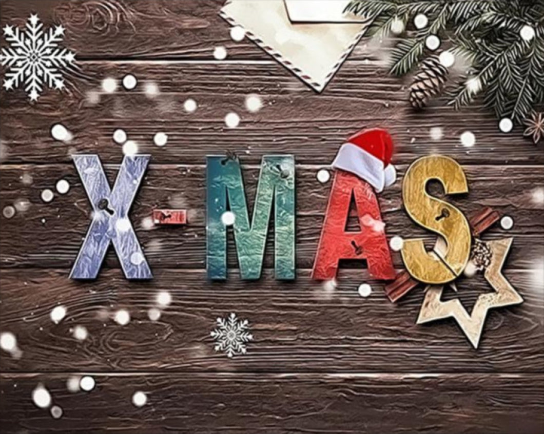 X-MAS - számfestő készlet