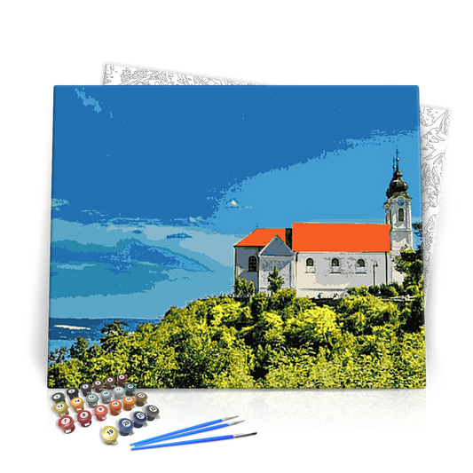 A Tihanyi Apátság - számfestő készlet