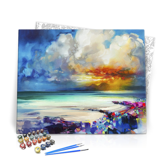 Aranyló Égbolt - számfestő készlet