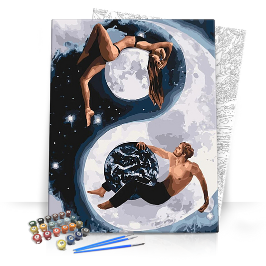 Az univerzum vonzása - számfestő készlet