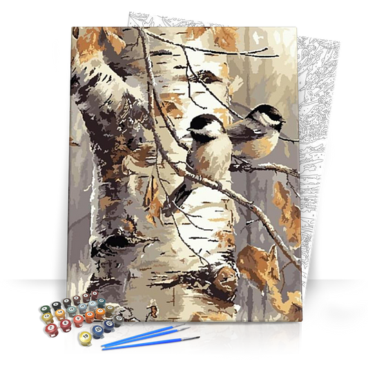 Csendélet a fán - számfestő készlet