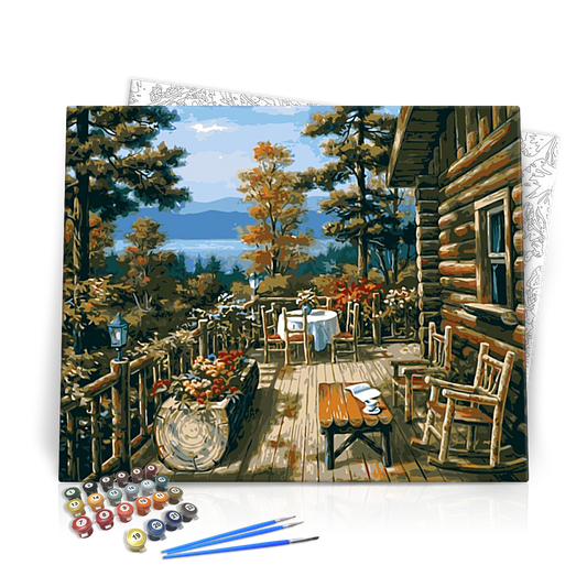 Élet az Erdőben - számfestő készlet