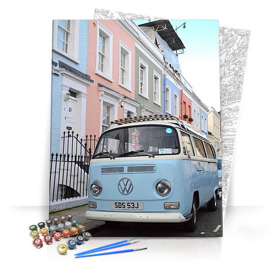 Esztétikus Volkswagen - számfestő készlet