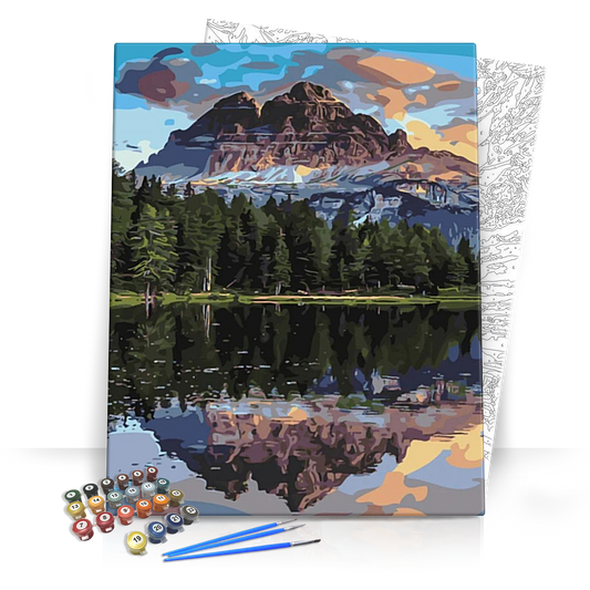 Gyönyörű természet - számfestő készlet