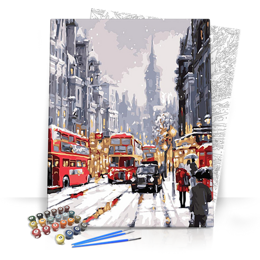 Havas Londoni utca - számfestő készlet