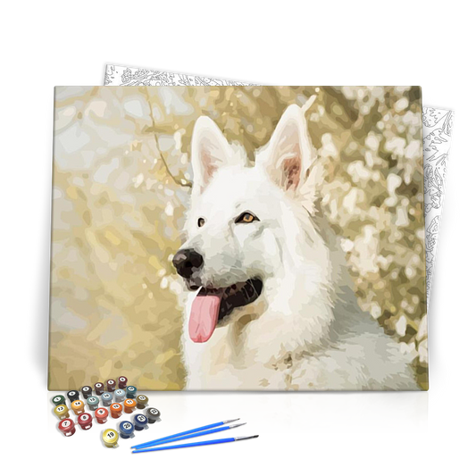 Hófehér kutya - számfestő készlet