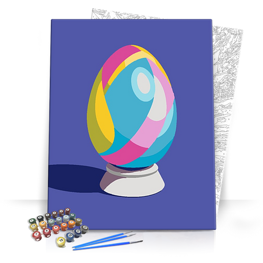 Húsvéti Festett Tojás  - húsvéti számfestő készlet