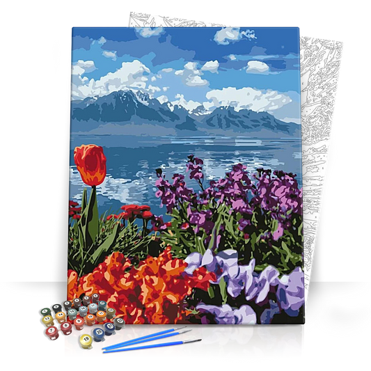 Lenyűgöző kilátás - számfestő készlet