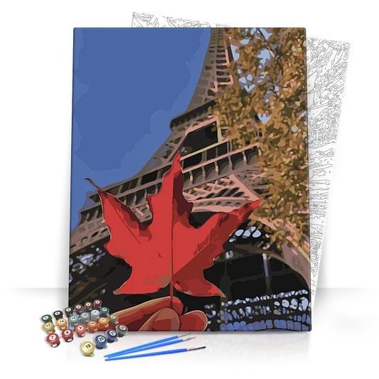 Levél a toronynál - számfestő készlet