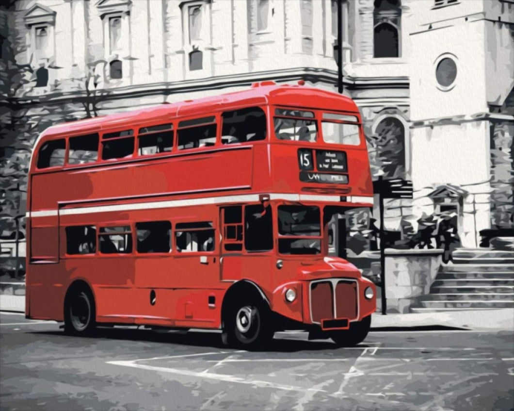 London Busz - számfestő készlet