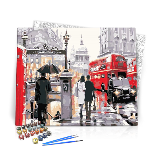 Londoni Utca - számfestő készlet