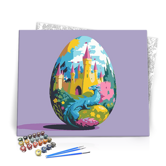 Mese Tojás - húsvéti számfestő készlet