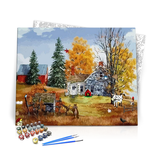 Mesebeli farm - számfestő készlet