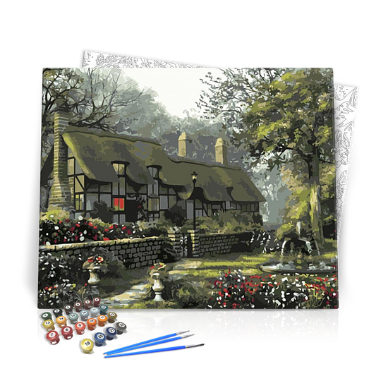 Mesés ház - számfestő készlet