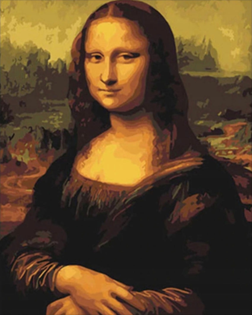 Mona Lisa - Da Vinci - számfestő készlet