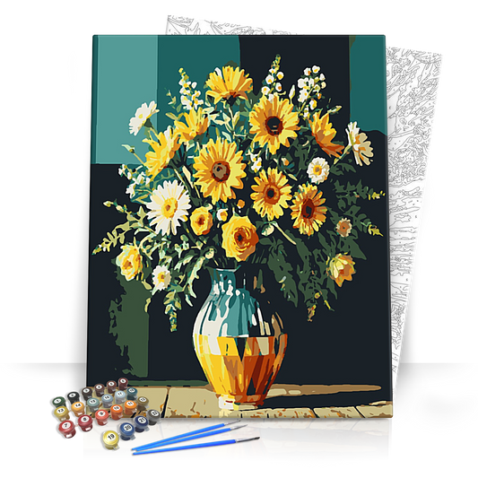 Napfényes délután - számfestő készlet