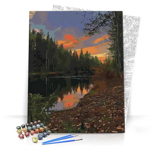 Nyugalom - számfestő készlet