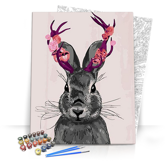 Nyuszi - számfestő készlet