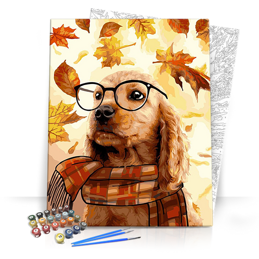 Okos kutya - számfestő készlet