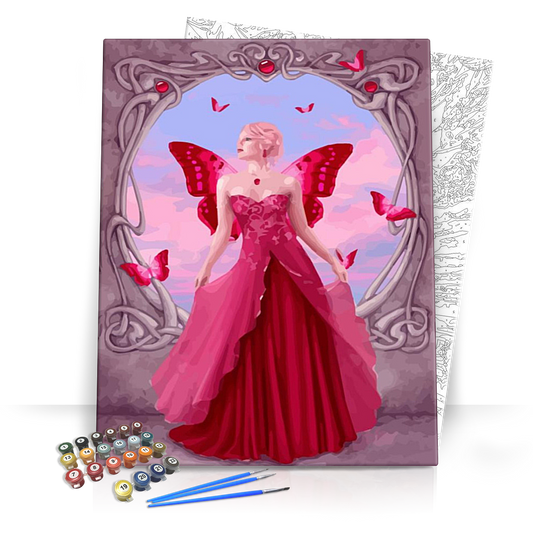 Pillangó Lány - számfestő készlet