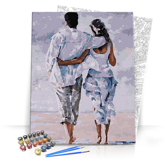 Séta a Parton - számfestő készlet