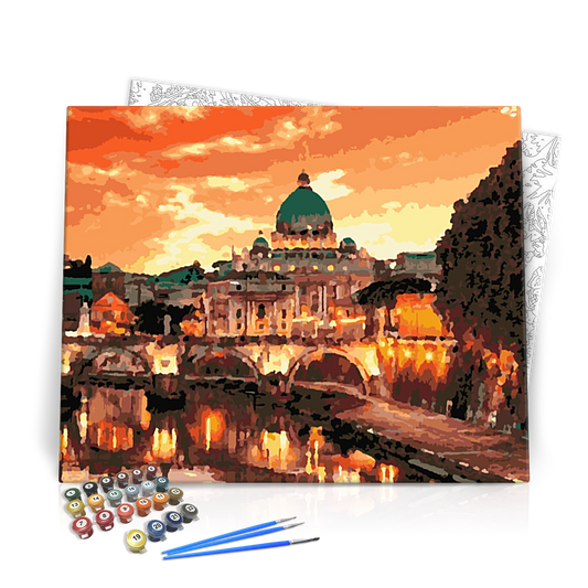 Szent Péter Bazilika Róma - számfestő készlet