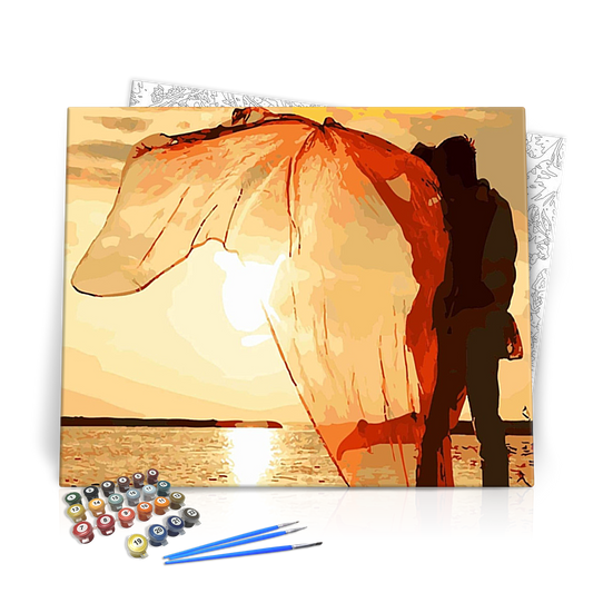 Szerelem a Parton - számfestő készlet