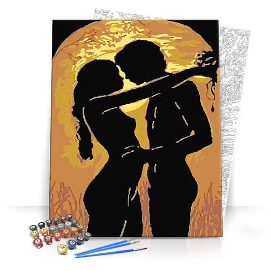 Szerelmesek Árnyéka - számfestő készlet