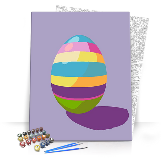 Színes Húsvéti Tojás - húsvéti számfestő készlet