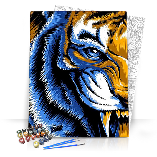 Tigris szem - számfestő készlet