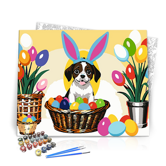 Ünnepre Felkészülve - húsvéti számfestő készlet