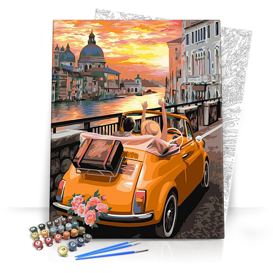 Utazás - számfestő készlet