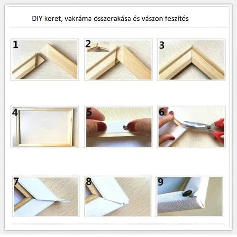 DIY 40x50 képkeret