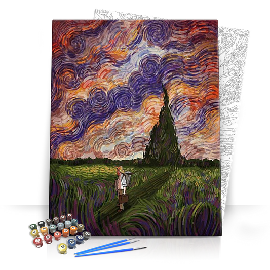 Van Gogh Style - számfestő készlet