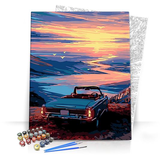 Végeláthatatlan - számfestő készlet