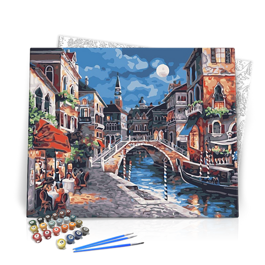 Velence Teliholdkor - számfestő készlet