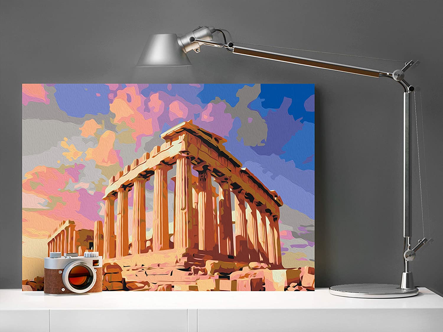 Akropolisz Olaszország - számfestő készlet